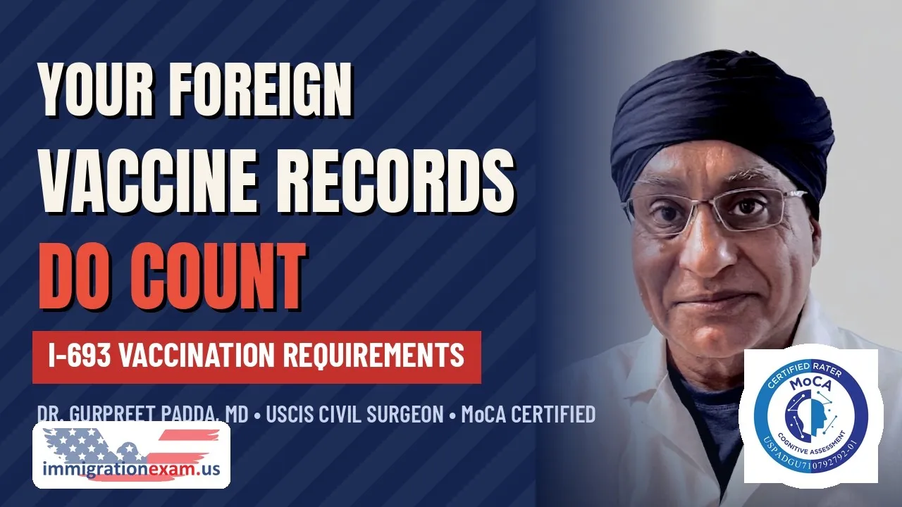 I-693 Vaccination Requirements for Green Card Applicants (Recorded 2025) | St. Louis Civil Surgeon — video thumbnail