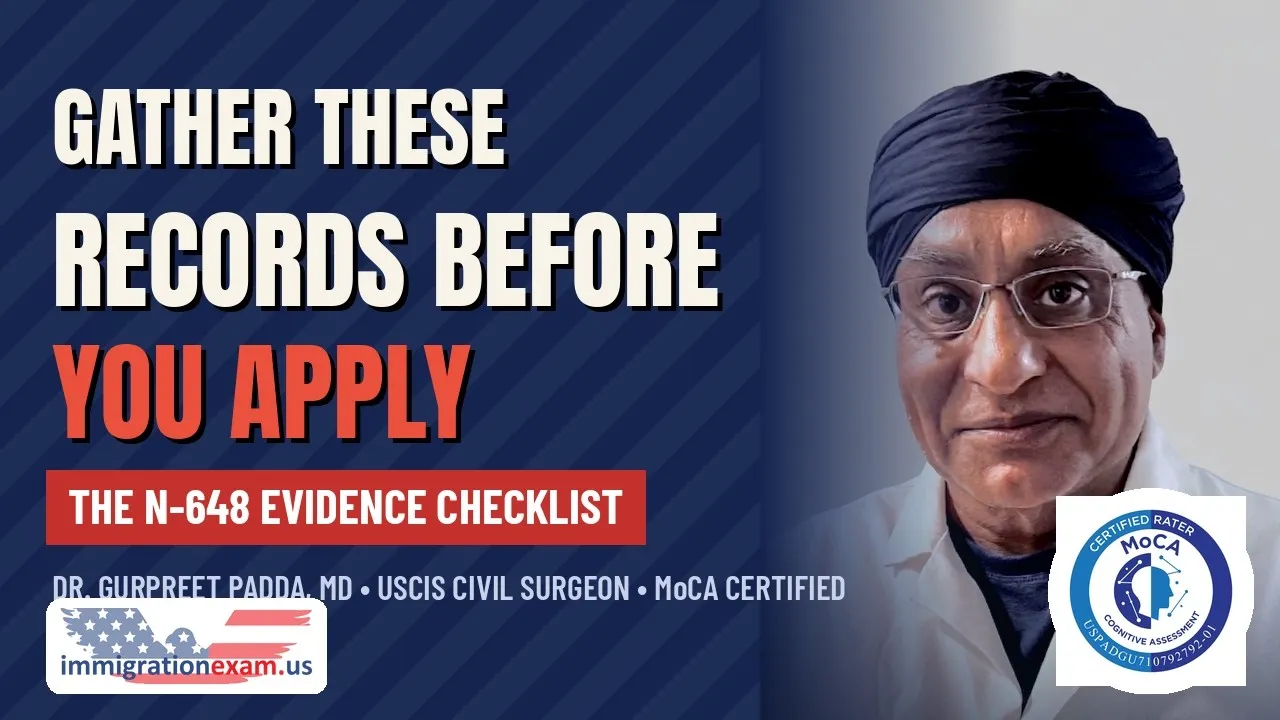 The N-648 Evidence Checklist: Gather These Medical Records Before You Apply — video thumbnail
